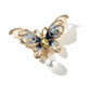 Brovia - Enamel Butterfly Accent Brooch