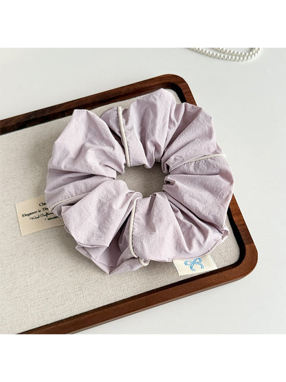 Gifty - High Elasticity Plain Polyester Scrunchie
