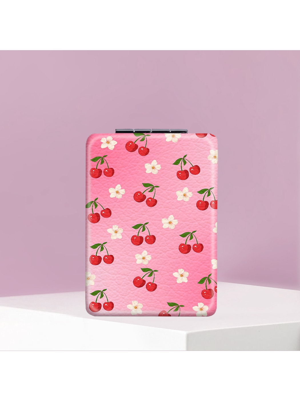Mirroray - Cherry Print Foldable Touch Up Handheld Mirror