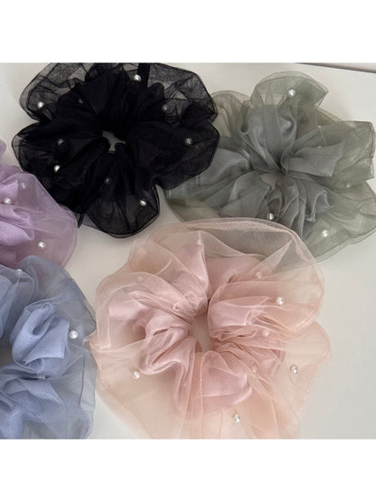 Gifty - Double Layer Ruffled Polyester Scrunchie