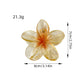Beau - Glitter Flower Shaped Sweet Claw Clip