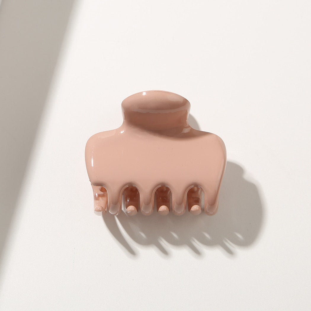 Beau - Simple Glossy Geometric Hair Claw Clip