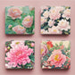 Mirroray - Square Floral Portable Touch Up Makeup Mirror