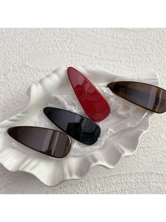 Beau - Solid Color Triangle Hair Clip