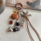 Keypus - Vintage Style Camera Charm Heart Pendant Keychain