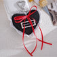 Keypus - Denim Lace Heart Bag Charm
