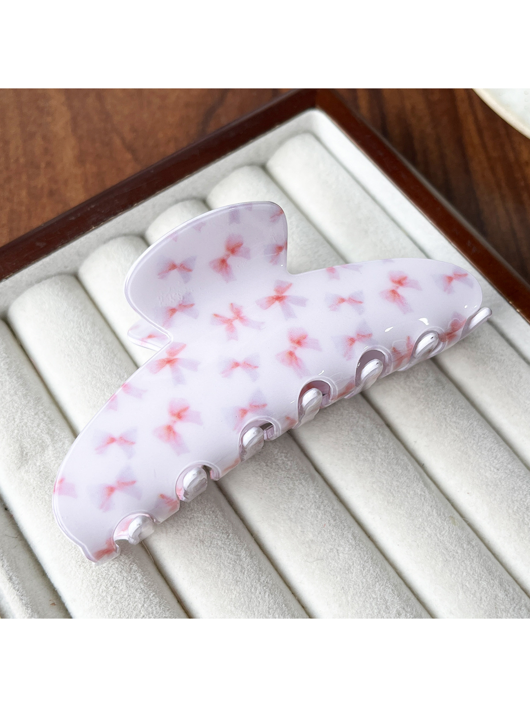 Beau - Sweet Printed Ring Acrylic Hair Claw Clip