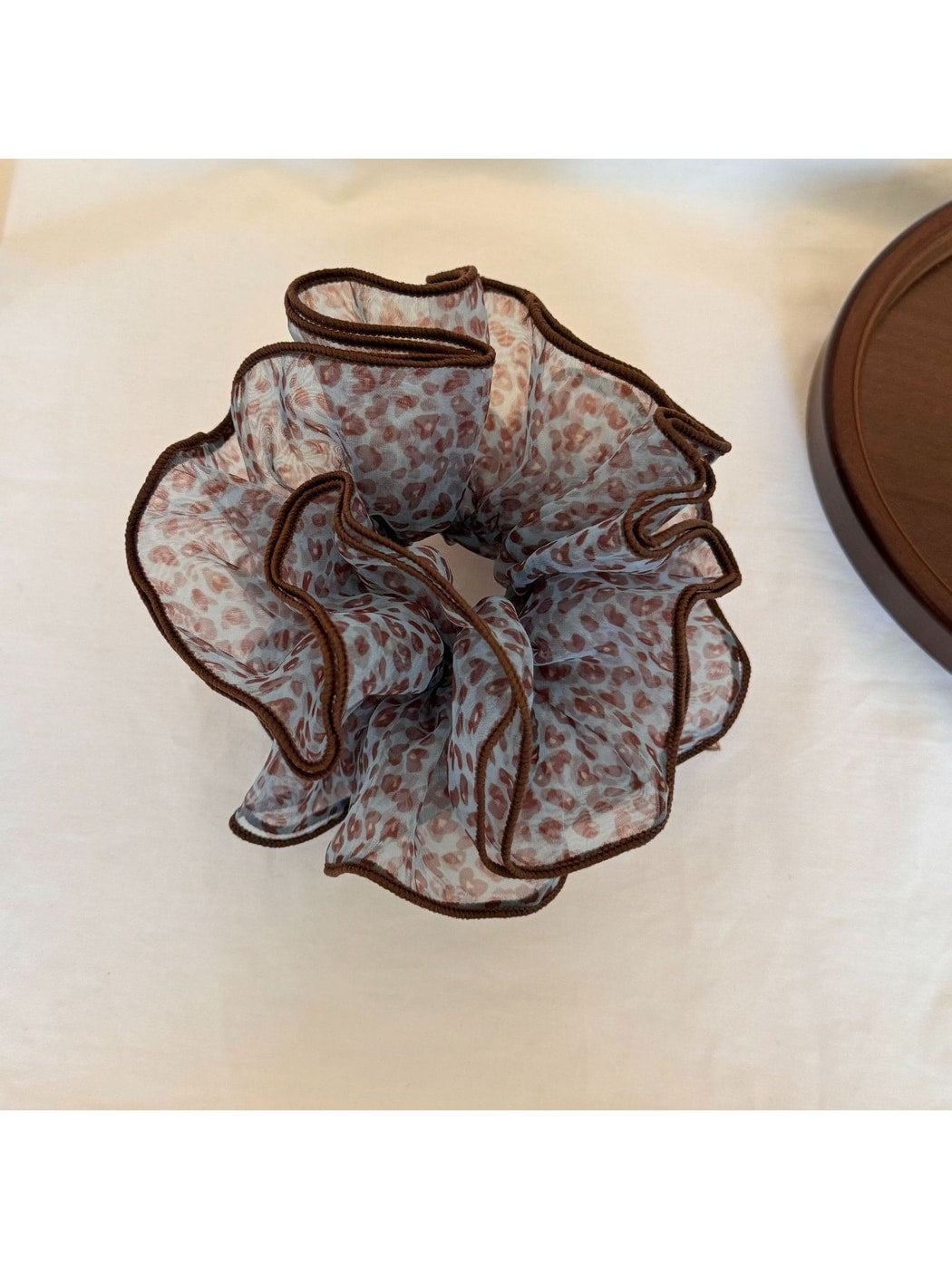 Gifty - Soft Look Printed Polyester Ponytail Scrunchie