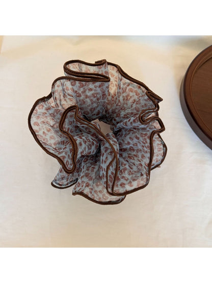 Gifty - Soft Look Printed Polyester Ponytail Scrunchie