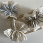 Gifty - Striped Lace Double Layer Hair Scrunchie