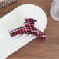 Beau - Plaid Color Block Hair Claw Clip