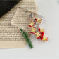Keypus - Cute Fruit Apple Keychain Bag Charm