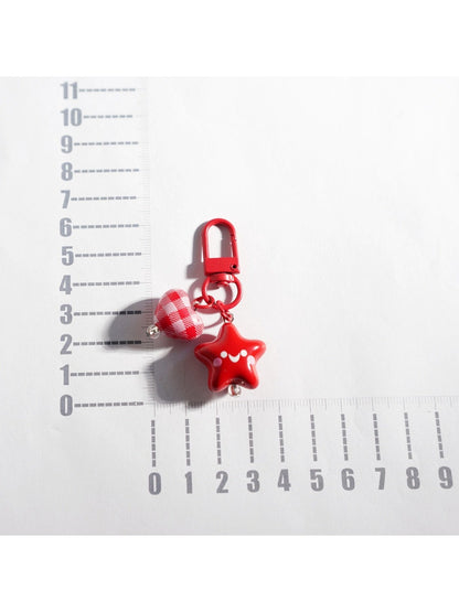 Keypus - Adorable Solid Color Star Keychain