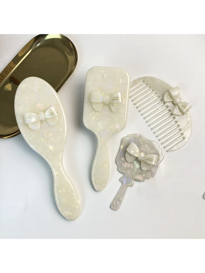 Camerow - Retro Bow Design Comb Mirror