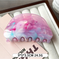 Beau - Simple Oval Gradient Geometric Claw Clip