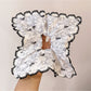 Gifty - Chic Black Floral Lace Scrunchie