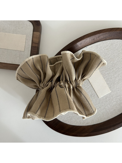 Gifty - Striped Elegant Polyester Hair Scrunchie
