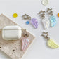 Keypus - Shimmery Acrylic Angel Wing Star Keychain