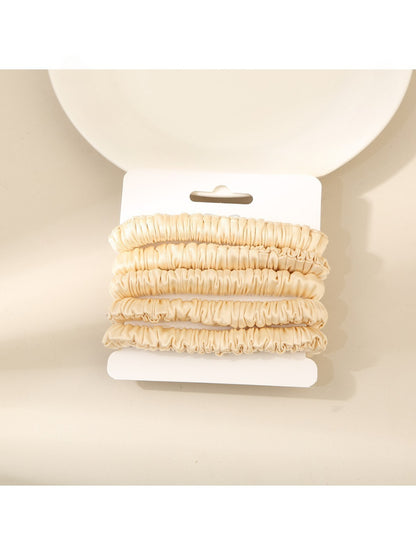 Gifty - Small Hair Ring Five Piece Set