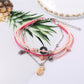 Lovra small bead alloy bracelet packaged in branded jewelry box