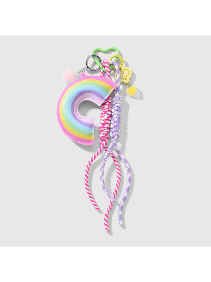 Keypus - Sweet Style Rainbow Bow Pendant Bag Charm Keychain