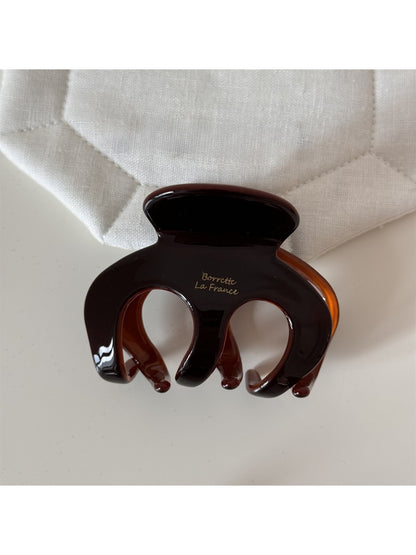 Beau - Irregular Acetate Alloy Hair Claw Clip