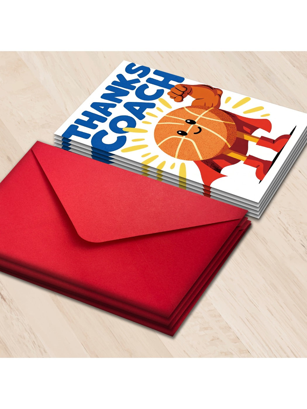 Carduria - Ball-Themed Thank You Greeting Card