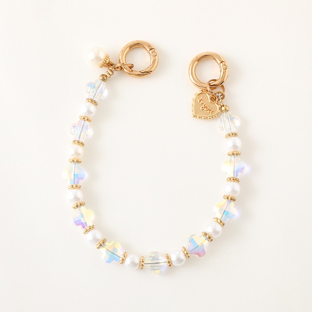 Keypus - Elegant Beaded Chain Bag Charm