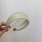Gifty - Sweet Pleated Fabric Look Wide Women's Headband