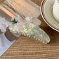 Beau - Glossy PVC Alloy Iridescent Hair Claw Clip