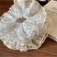 Gifty - Lace Hollow Floral Scrunchie