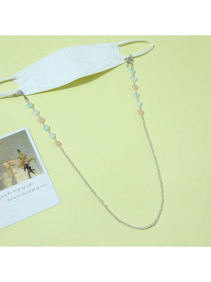 Velra - Minimalist Beaded Heart Eyeglass Strap
