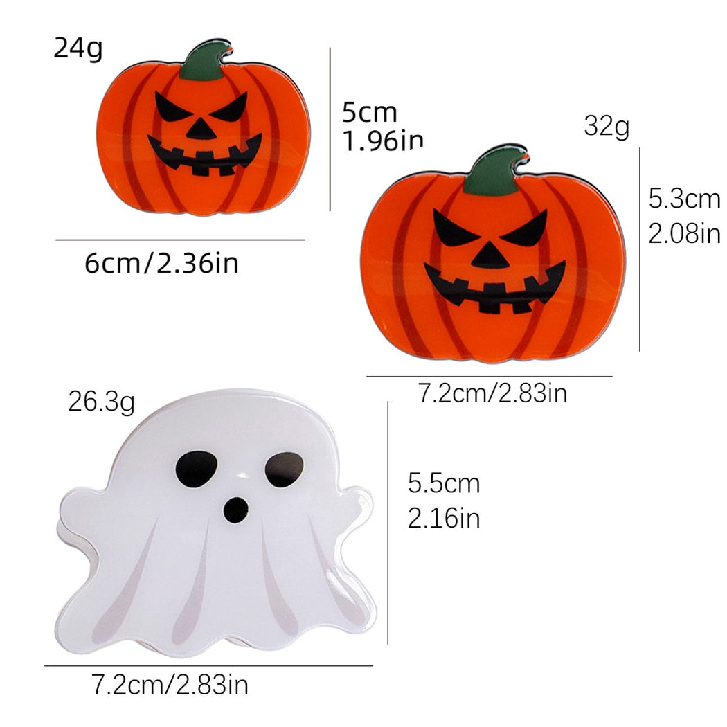 Beau - Playful Halloween Pumpkin Theme Claw Clip