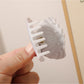 Beau - Minimalist Shell Shaped Hair Claw Clip