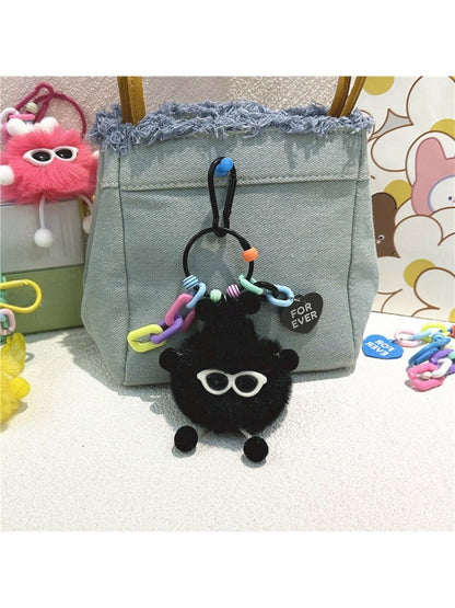 Keypus - Plush Pompom Bag Charm