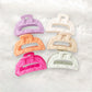 Beau - Geometric Hollow Out Plastic Alloy Claw Clip