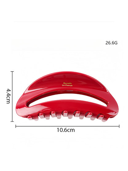 Beau - Geometric Acetate Fiber Alloy Hair Claw Clip