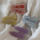 Beau - Sweet Style Beaded Triangle Hair Clip