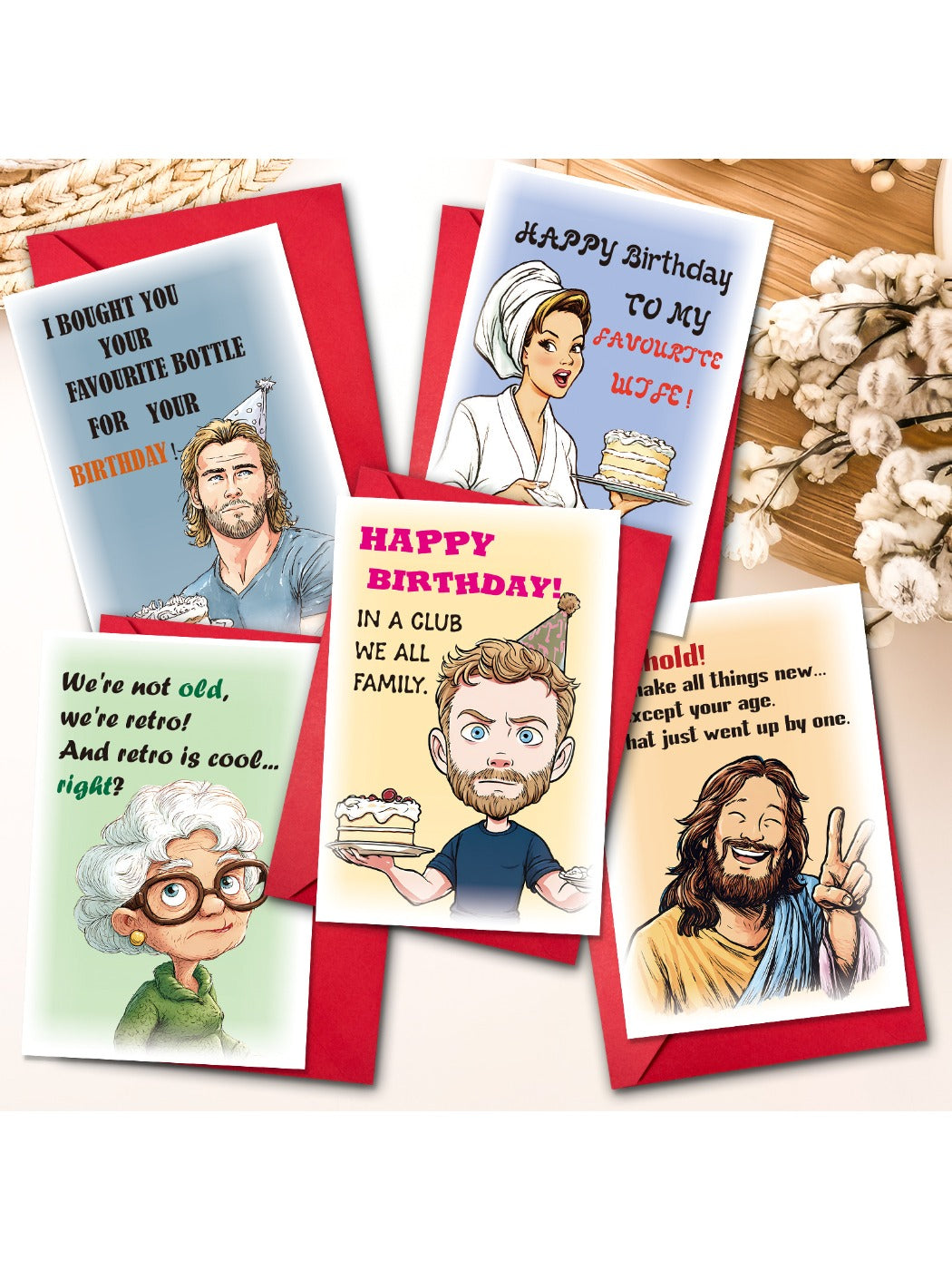 Carduria - Fun Cartoon Birthday Card