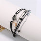 Lovra small bead alloy bracelet styled with casual outfit on wrist