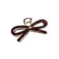 Beau - Minimalist Acetate Bow Design Claw Clip