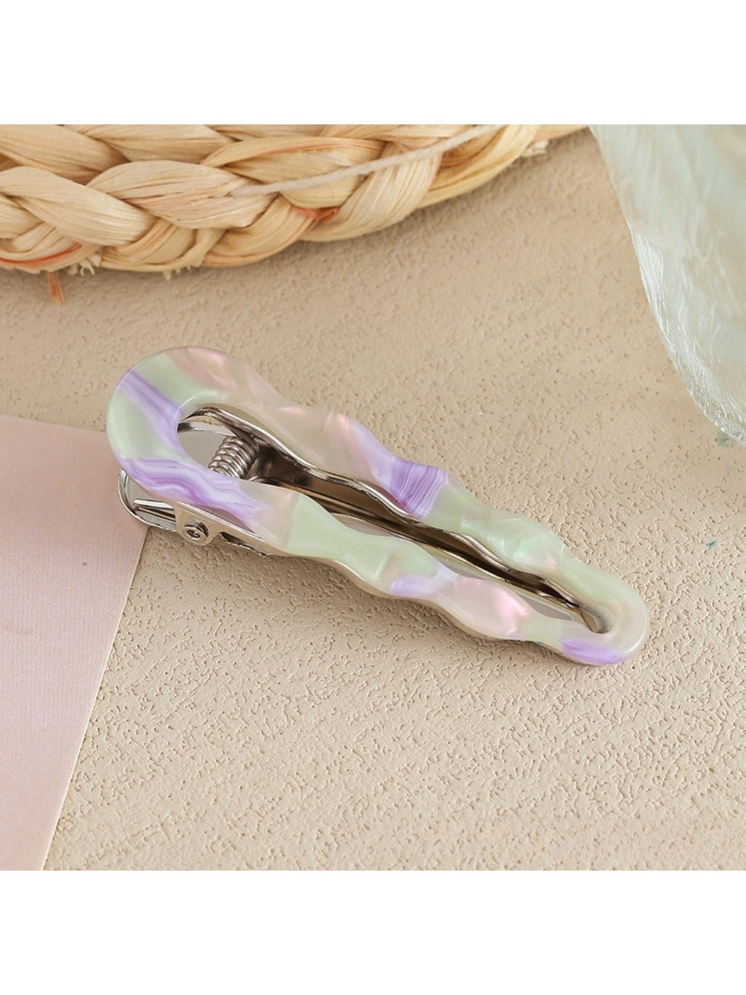 Beau - Spring Summer Wavy Shaped Hair Clip