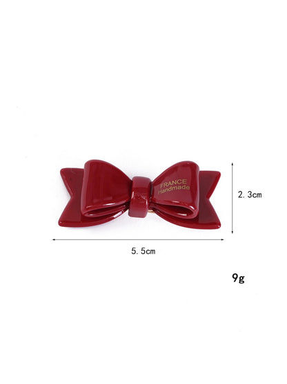 Beau - Elegant Bow Acetate Hair Clip