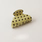 Beau - Simple Dot Pattern PVC Claw Clip