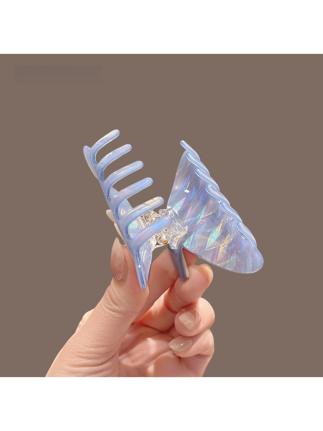 Beau - Glossy Ocean Style Sea Star Claw Clip