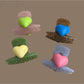 Beau - Sweet Style Heart Design Hair Claw Clip