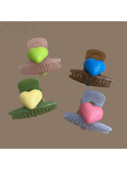 Beau - Sweet Style Heart Design Hair Claw Clip
