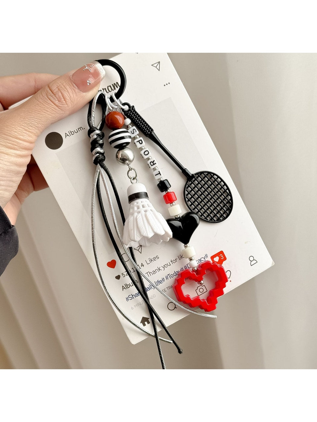 Keypus - Racket Bag Charm Keychain