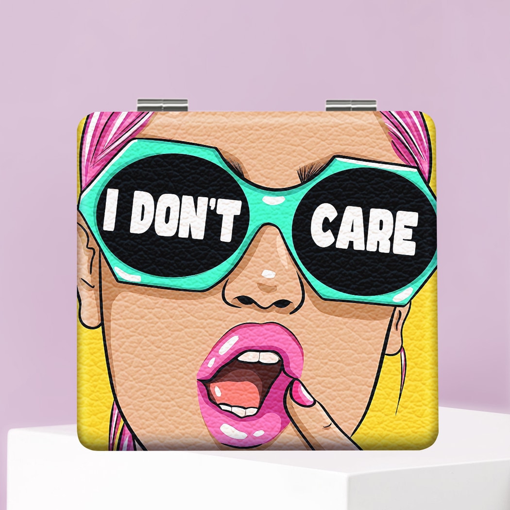 Mirroray - Pop Art Print Foldable Touch Up Makeup Mirror