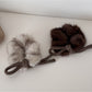 Gifty - Adorable Soft Plush Bow Hair Scrunchies